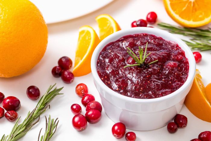 Cranberry sauce - healthy thanksgiving recipes