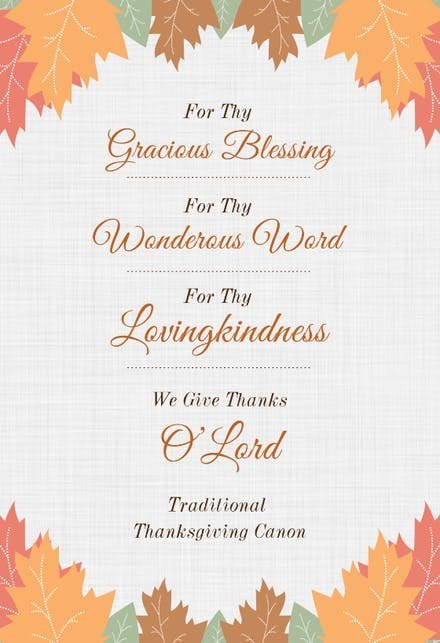 for the gracious blessing - traditional thanksgiving wishing pics